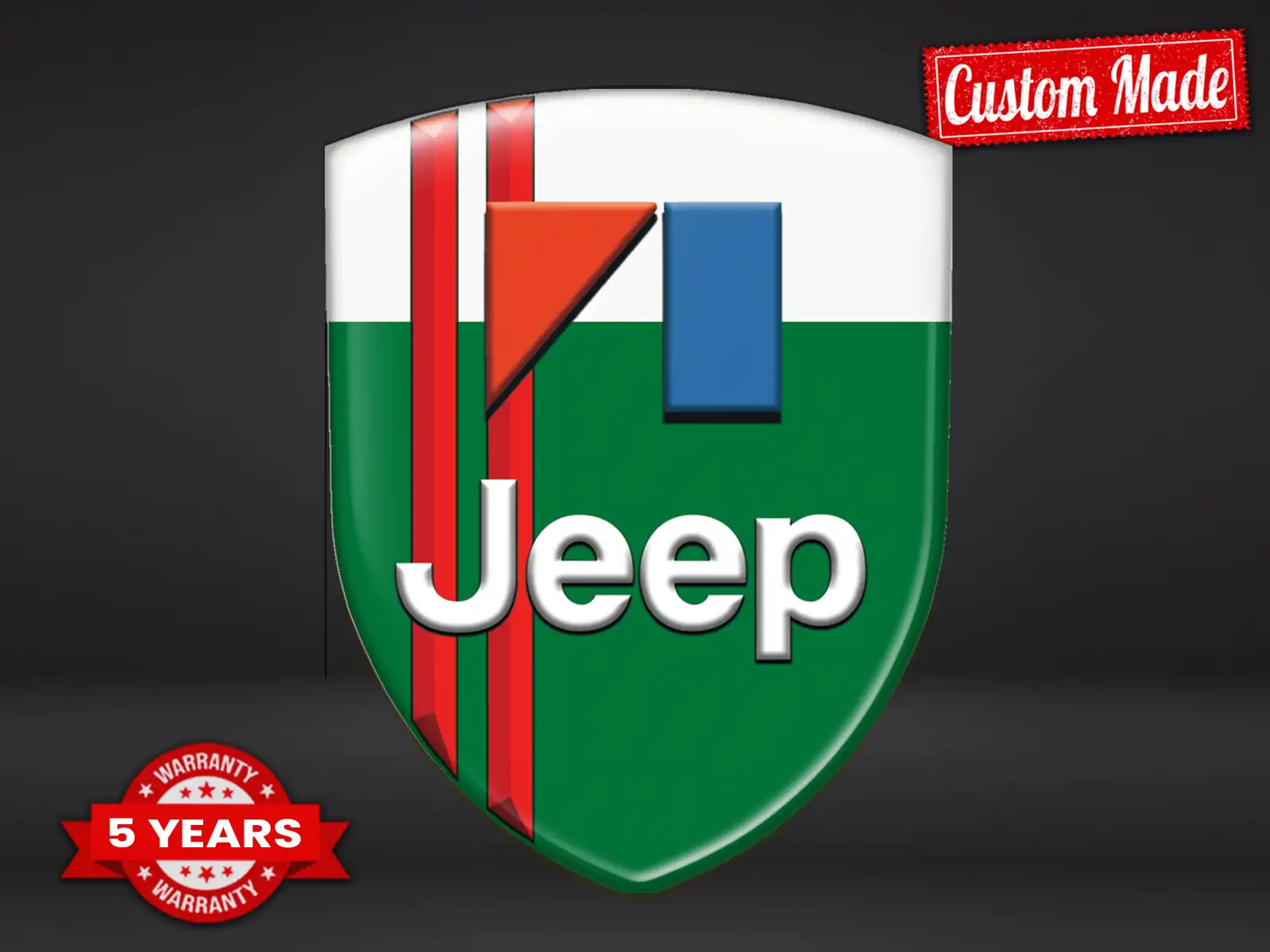 Jeep Decalcomanie Auto su Misura Max Pro Durevoli Chic